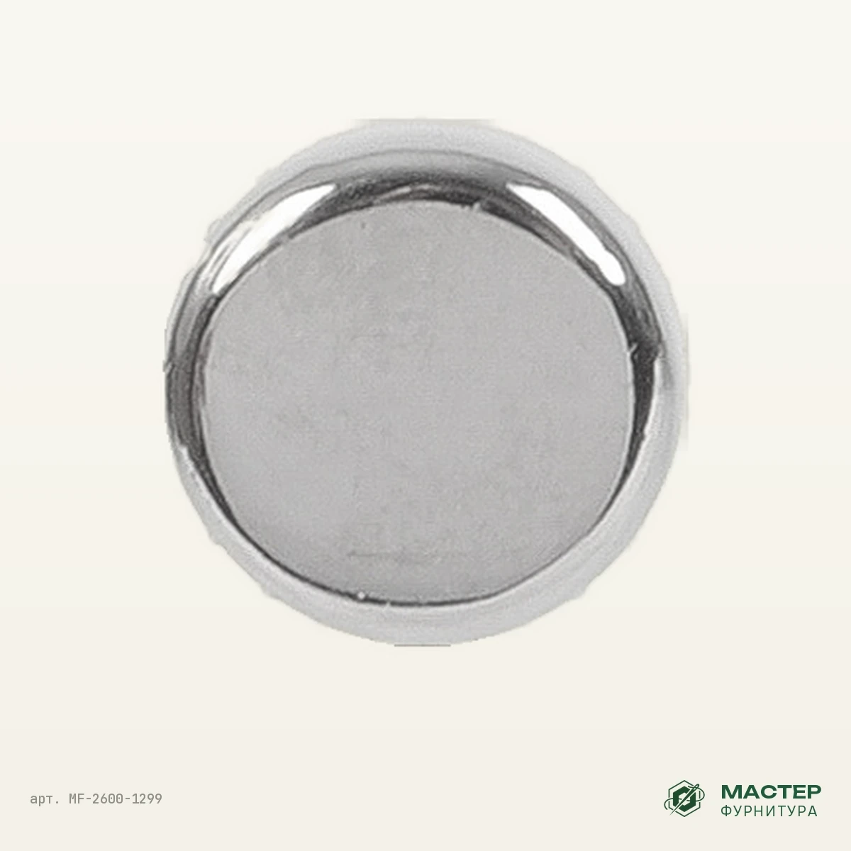 Ручкодержатель для сумки 1259 19 мм никель полированный: другой ракурс. Оптом от Мастер Фурнитура, арт. MF-2600-1299