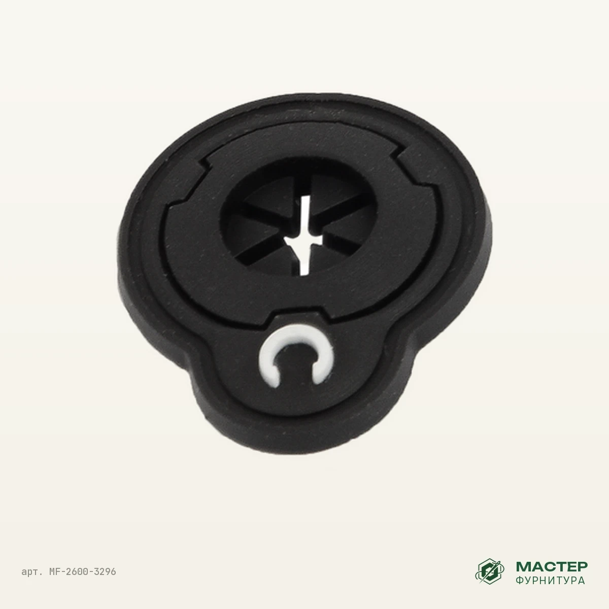 Накладка QP022 черн.: другой ракурс. Оптом от Мастер Фурнитура, арт. MF-2600-3296