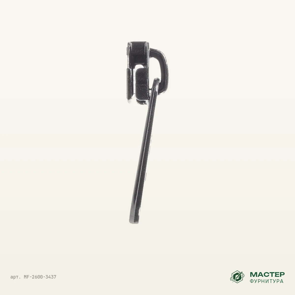 Бегунок №8 black на витую молнию 16522 5,2, coating black: другой ракурс 2. Оптом от Мастер Фурнитура, арт. MF-2600-3437